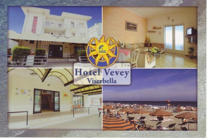 Hotel Vevey Римини Екстериор снимка